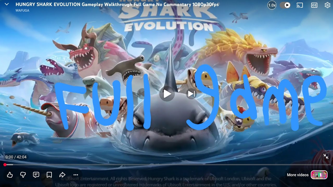 Eliud Moreno game's Hungry Shark Evolution Common