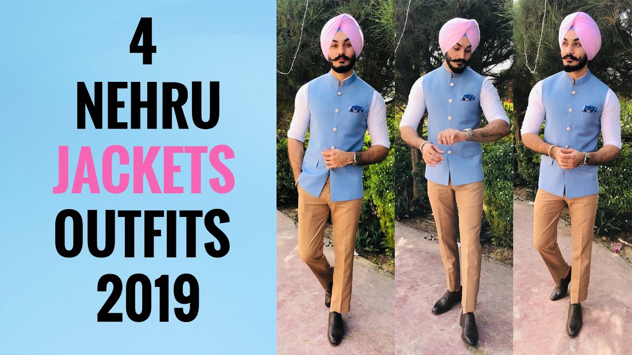 Try NEHRU JACKET Outfits On Wedding  | Santwinder