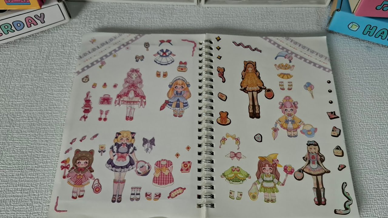 Filling full album sticker diy decorration dress up [part 13]
