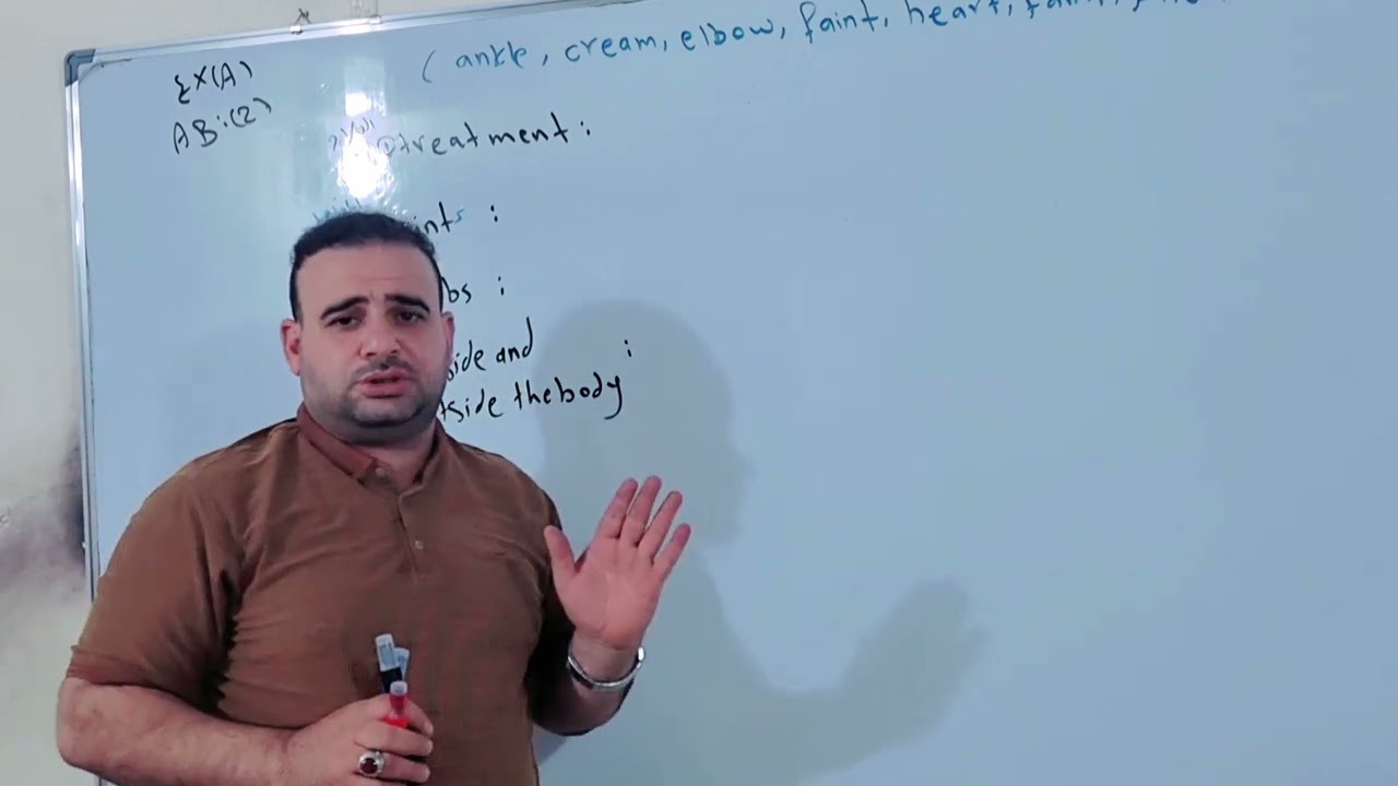 السادس الإعدادي * الوحدة الاولى * الدرس الأول المفاصل joints