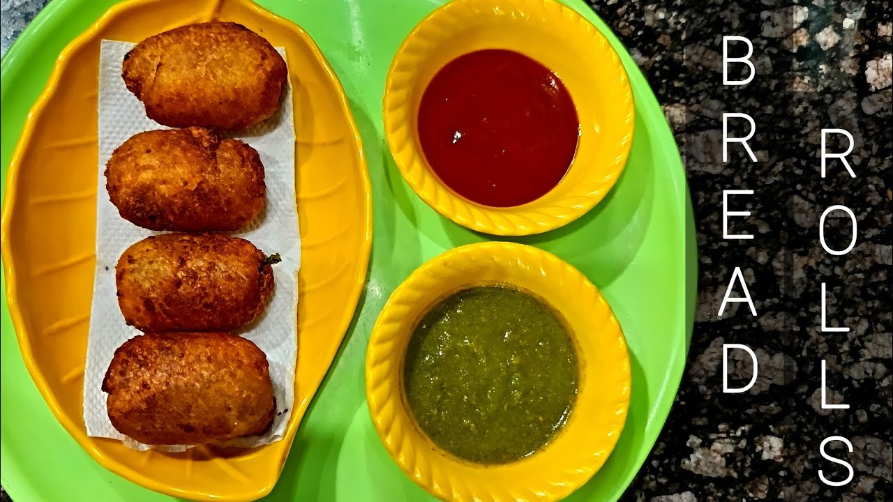 Bread Rolls (Bread Potato Rolls) Tasty and  yummy aaloo bhare bread roll