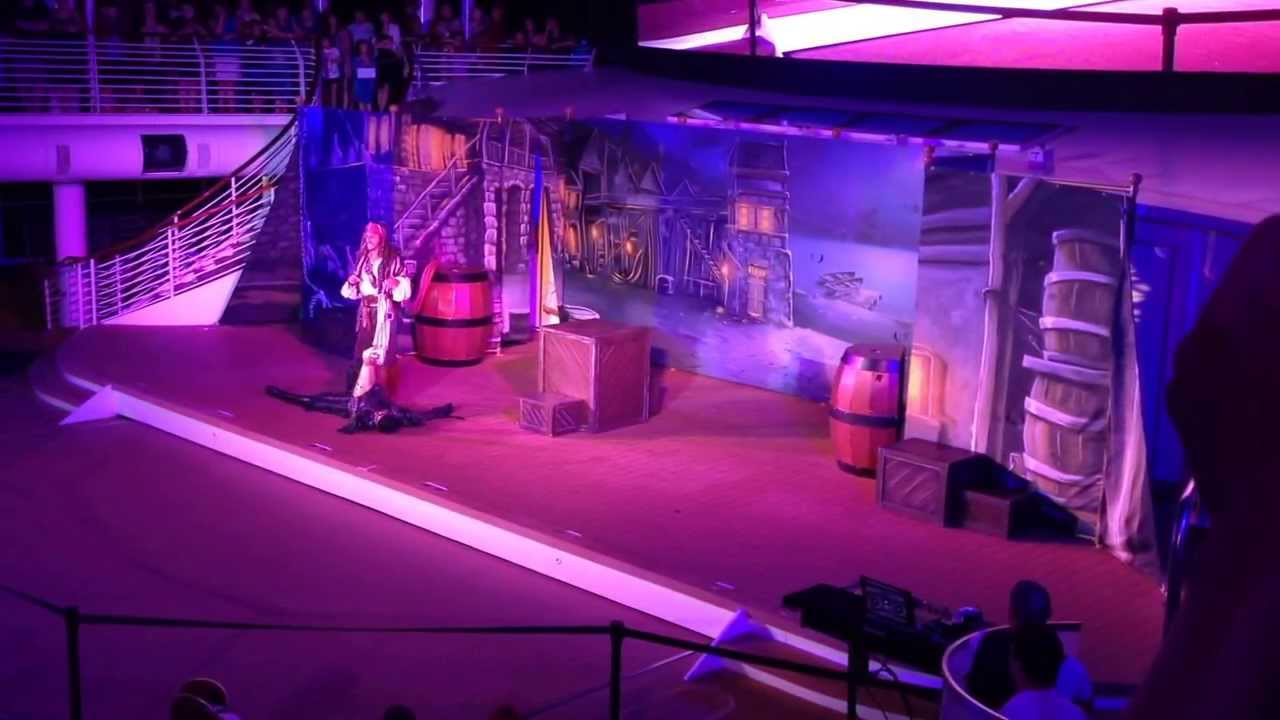 Disney cruise pirates of the Caribbean show