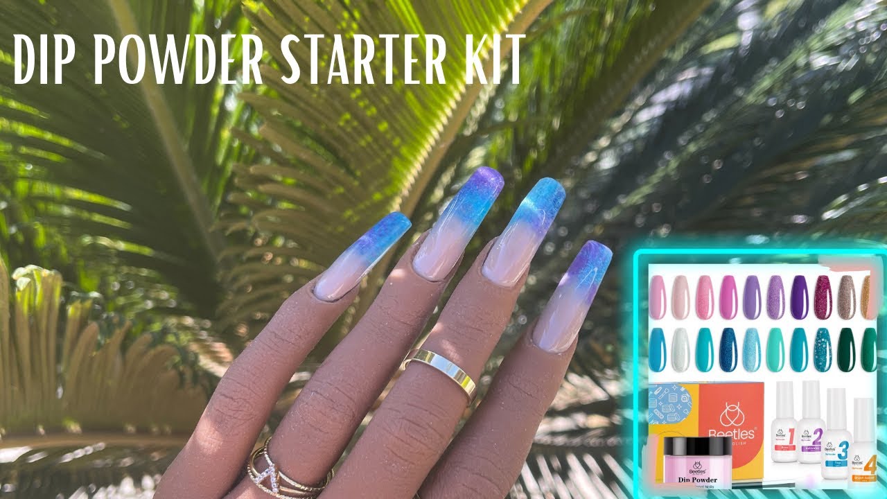 BEETLES DIP POWDER STARTER KIT | MONOMER SWATCHES