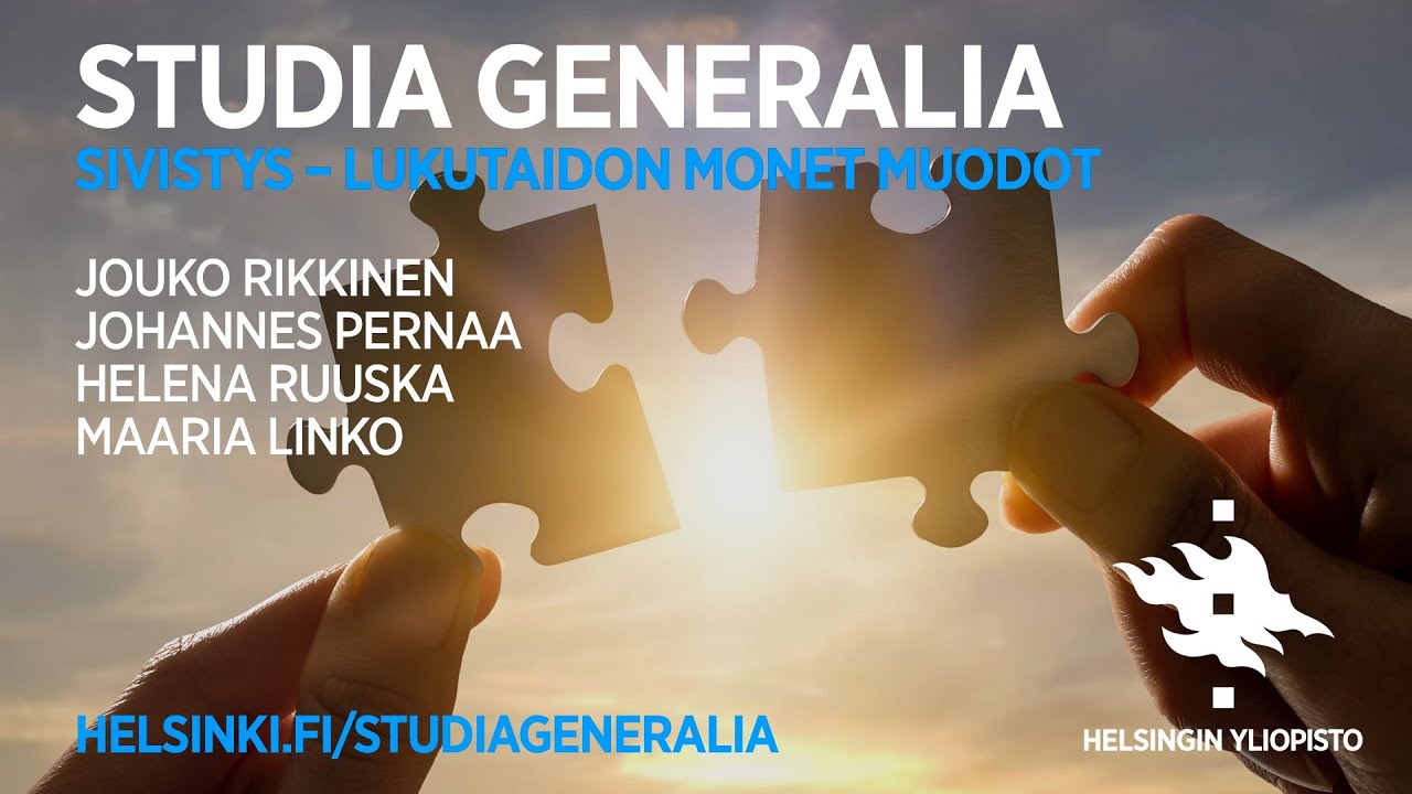 Studia Generalia: Sivistys - Lukutaidon monet muodot
