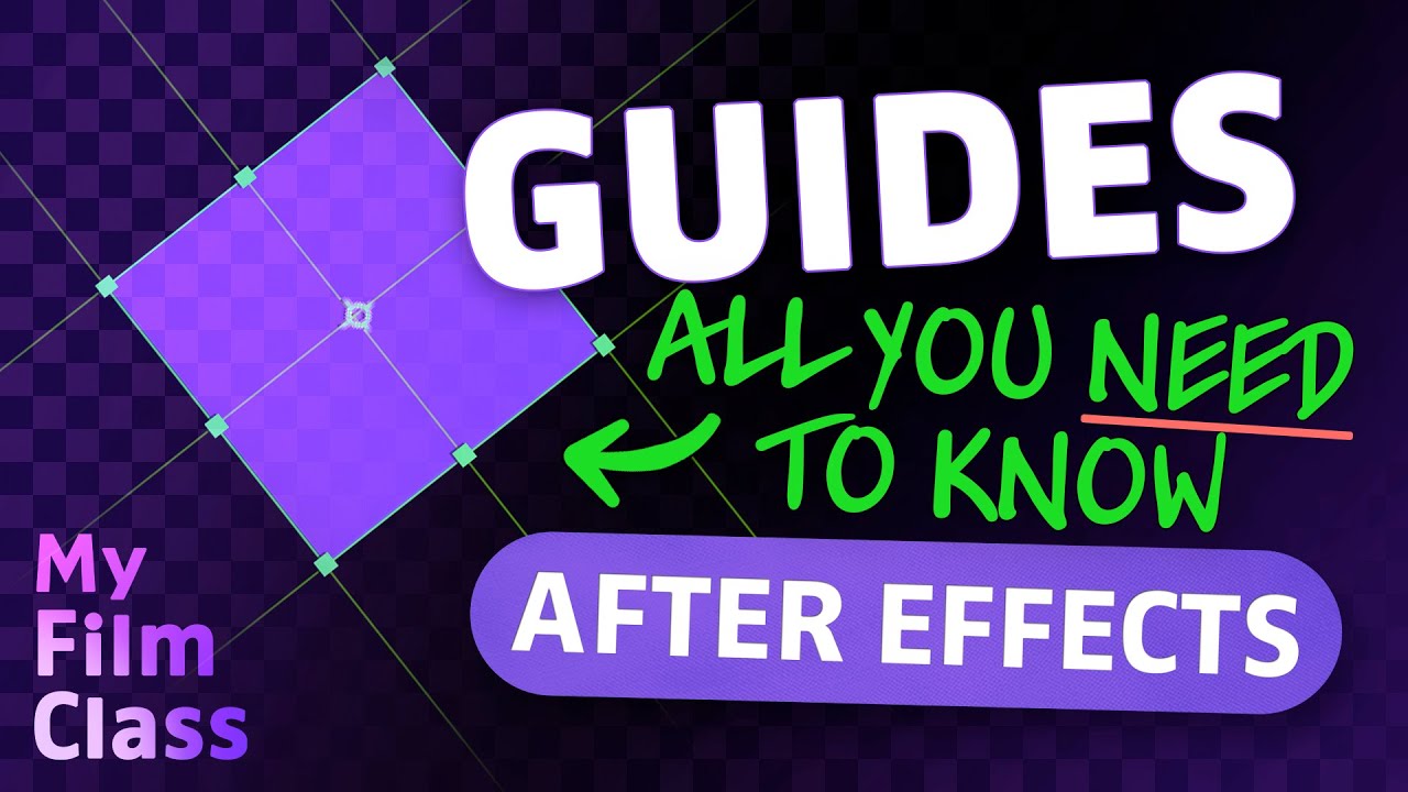 Как использовать РУКОВОДСТВА в After Effects!