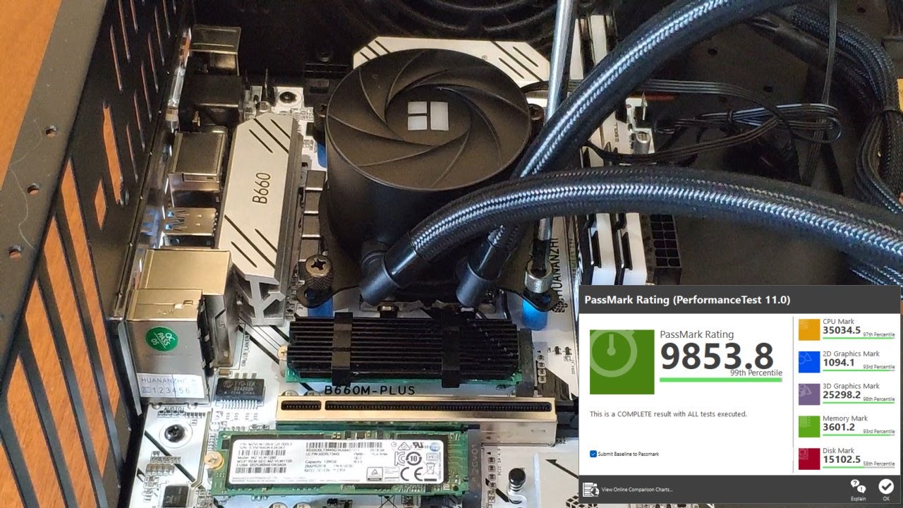 Huananzhi B660M-PLUS + i5-13600KF / Достойная плата на сокете  LGA1700