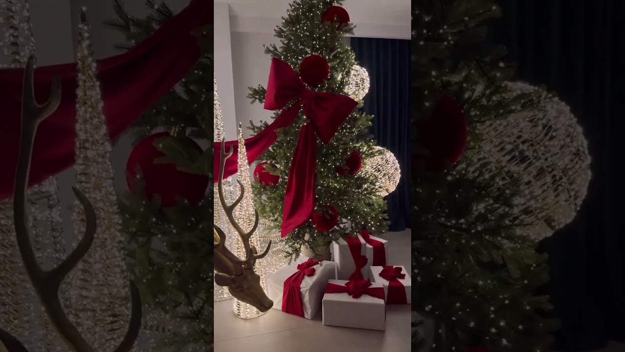 2025 Christmas ~ Classic Red Decoration #christmas #christmastree #decoration #decor