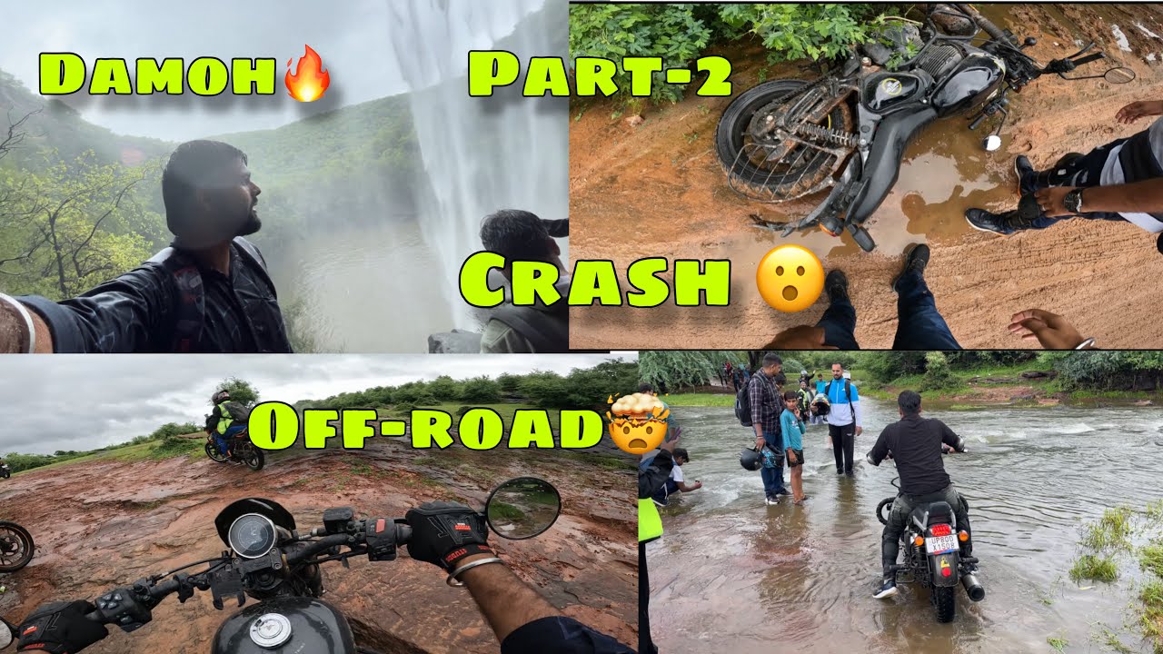 Yezdi roadster long ride aur ki extreme off- roading🤯 Damoh waterfall 🔥 Part-2