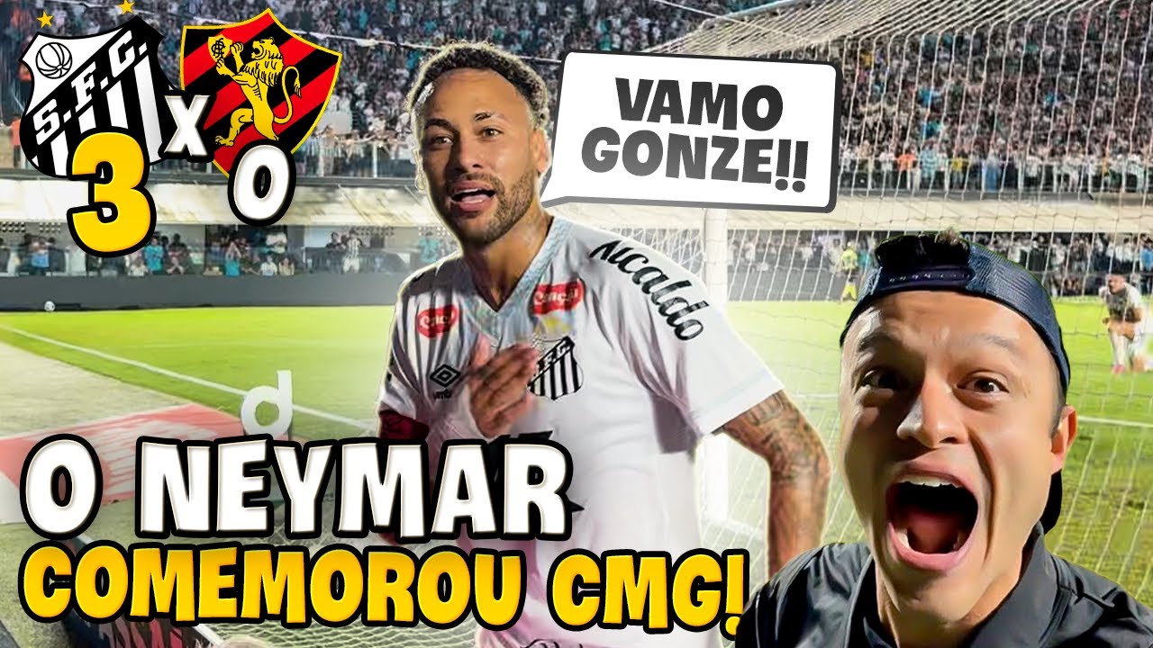 NEYMAR COMEMOROU O GOL DO MEU LADO!