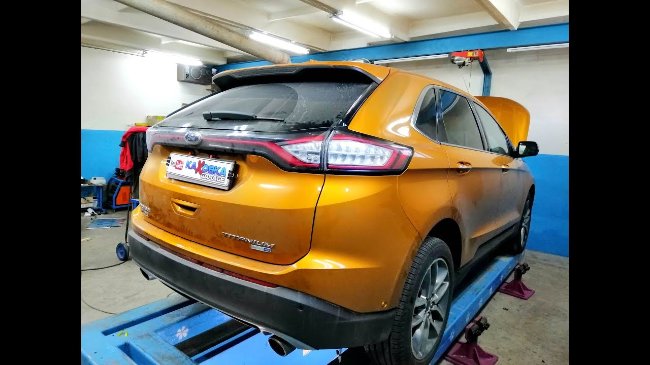 FORD Edge. Ремонт бампера.  Проверка панорамы на клин.