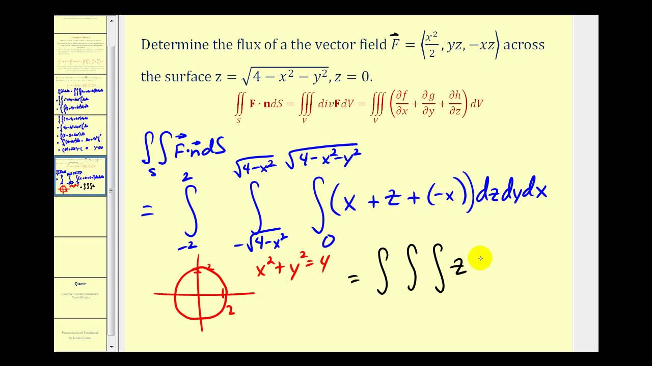 The Divergence Theorem - Part 2