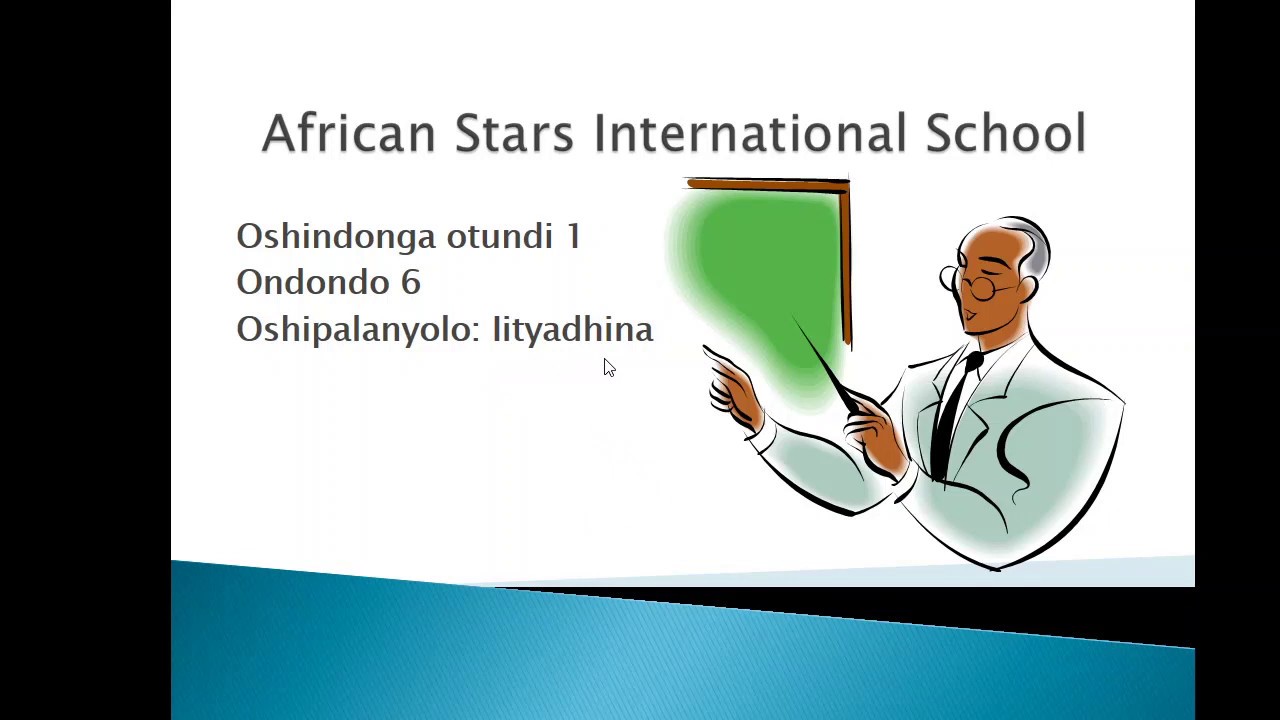 ASIS Grade 6 Oshindonga Lesson 1