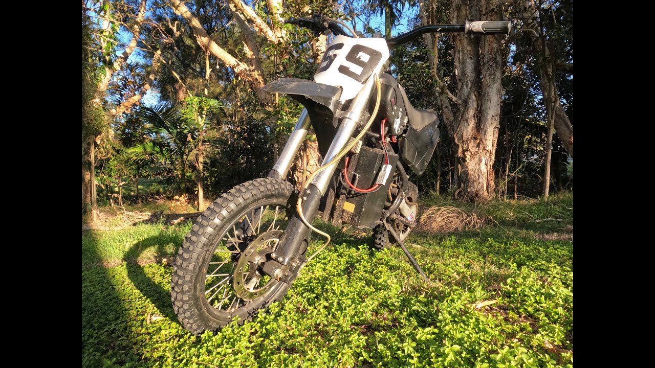 Electric Pit Bike Build! 3000 Watt 72 Volt