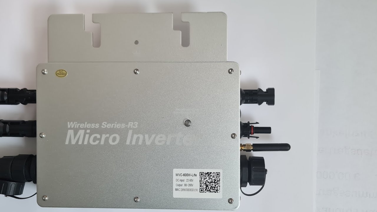 Φωτοβολταϊκά πρίζας (Micro Inverter WiFi WVC-600W-Life) Part 1
