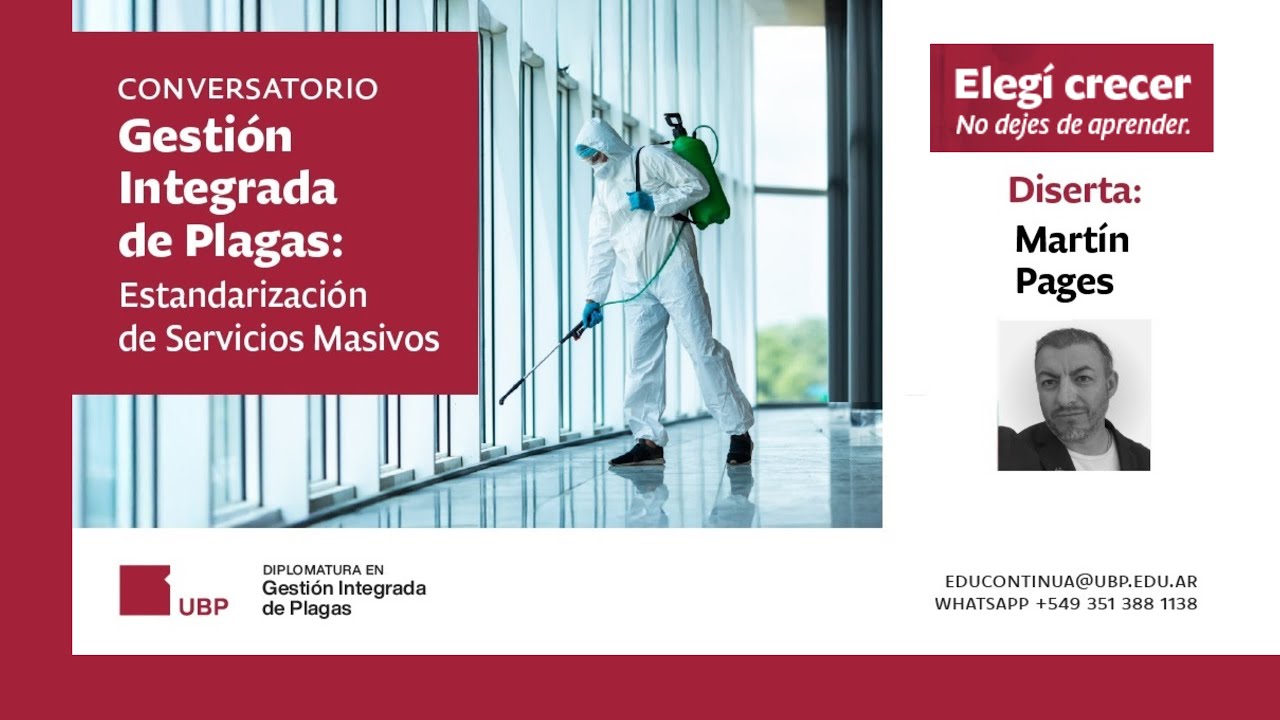 CONVERSATORIO | Gestión Integrada de Plagas: Estandarización de Servicios Masivos