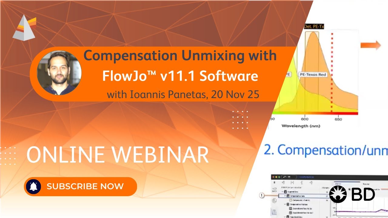Compensation   Unmixing in FlowJo™ v11 1 Software   Nov 20, 2025 with Ioannis Panetas