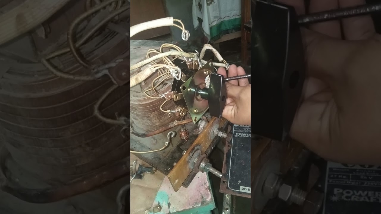 power craft transformer type welding machine repair and tutorial