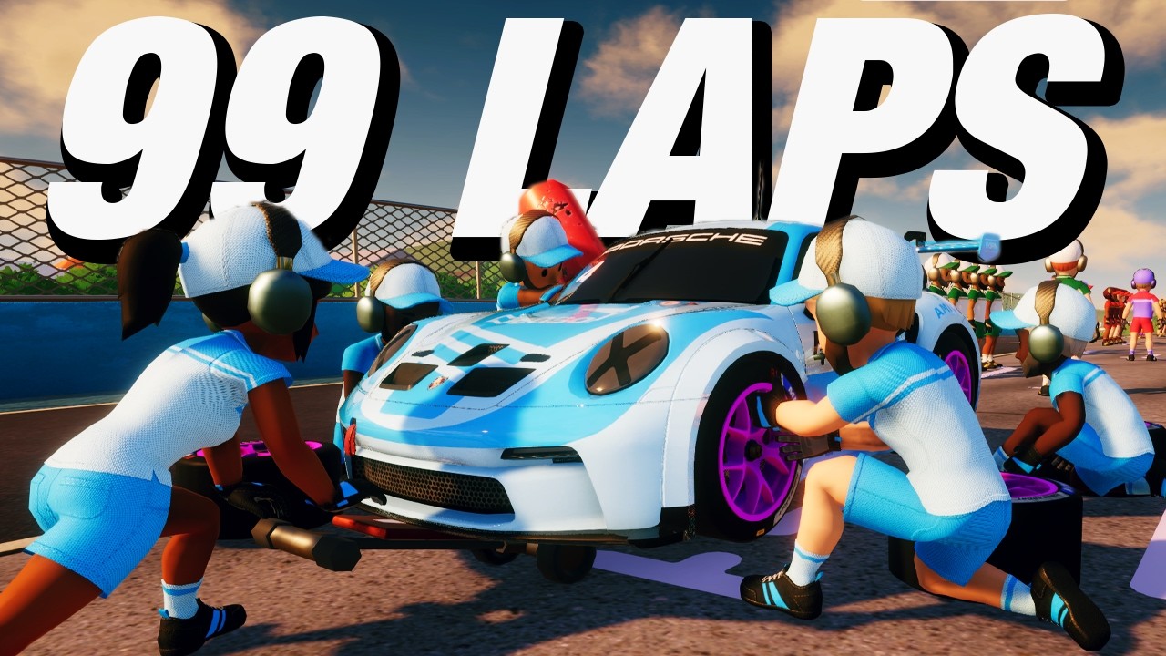 Гонка на выносливость на 99 кругов в аркадном режиме iRacing