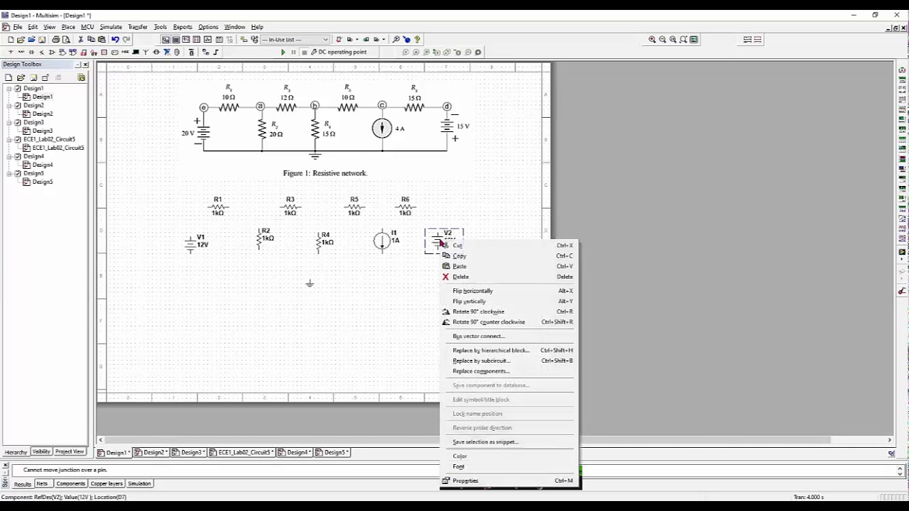 Multisim Tutorial  DC Operating Point