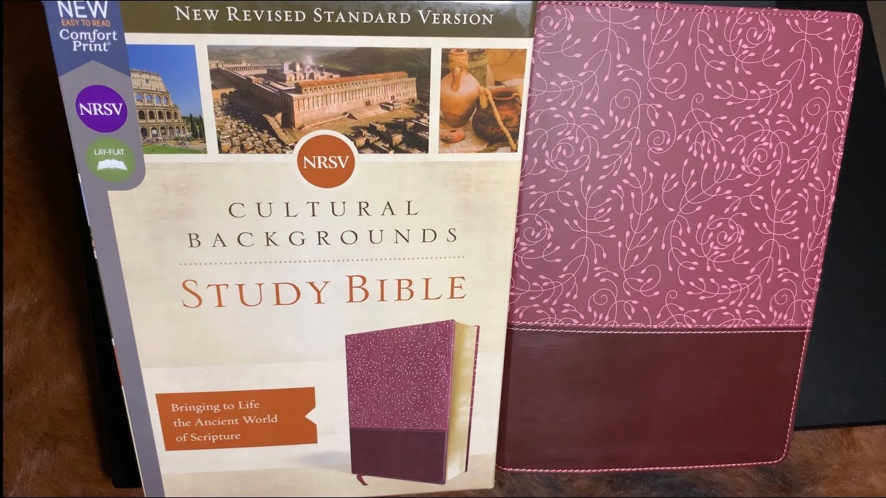 NRSV Cultural Backgrounds Study Bible Review 4K