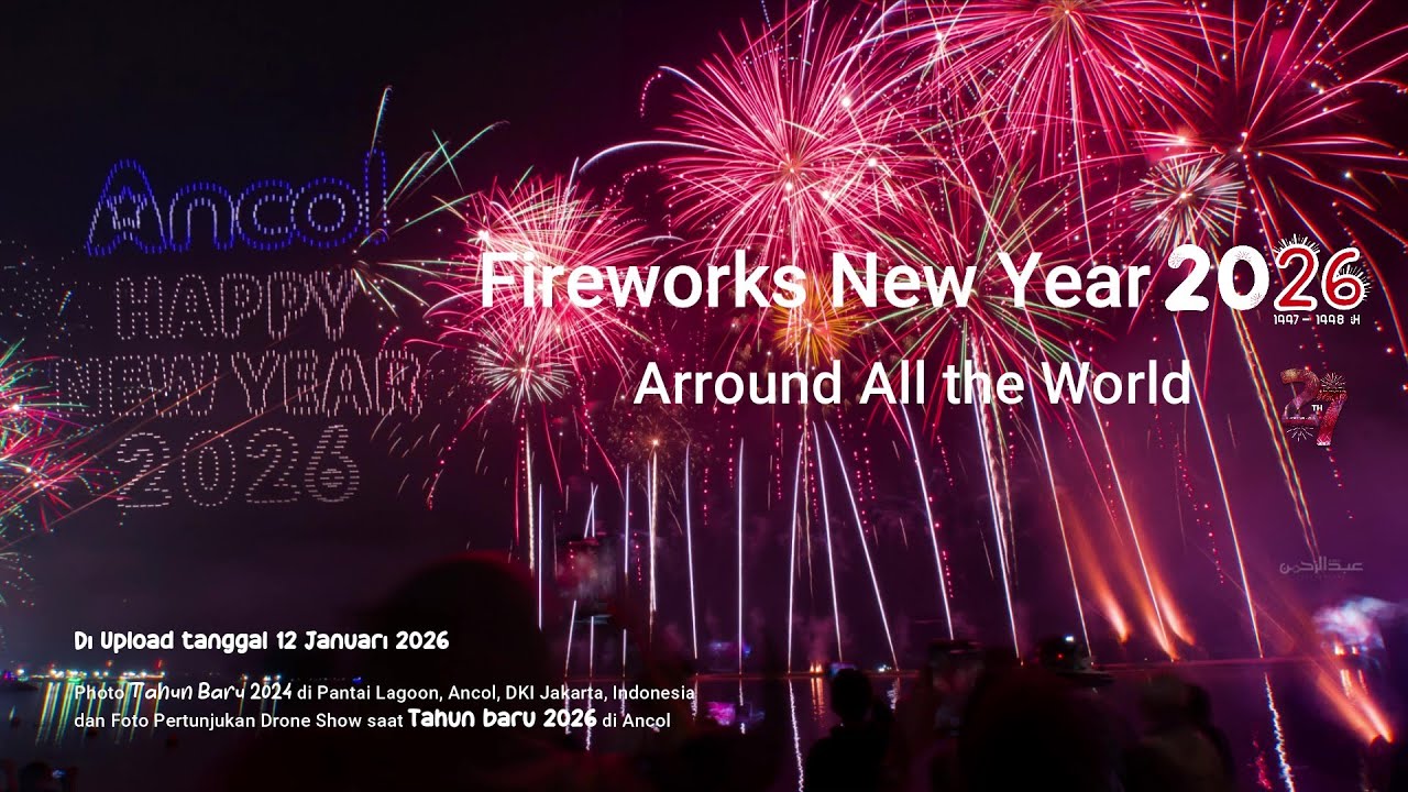 #Fireworks New Year 2026 di Seluruh Dunia - Arround All the #World