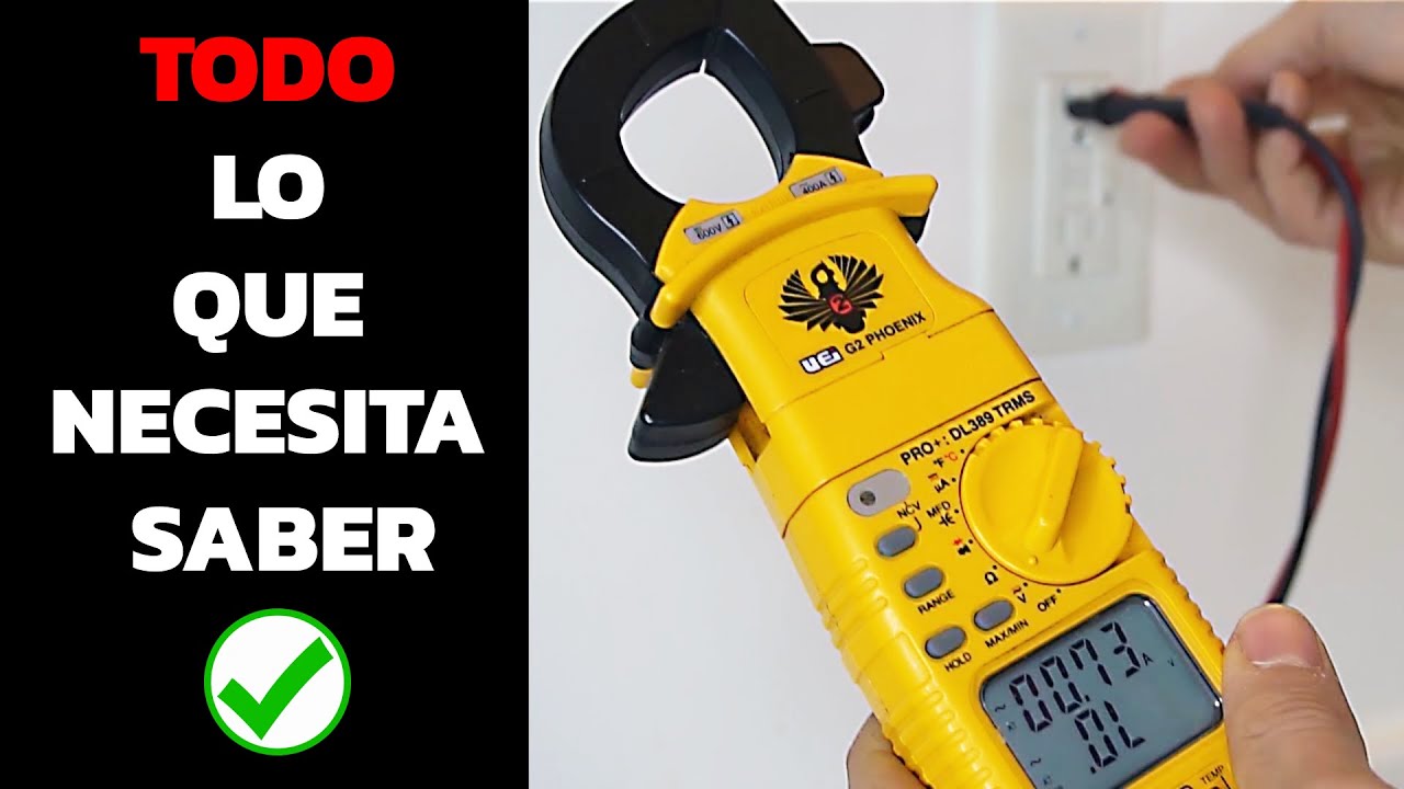 C&oacute;mo utilizar un mult&iacute;metro - Tutorial detallado