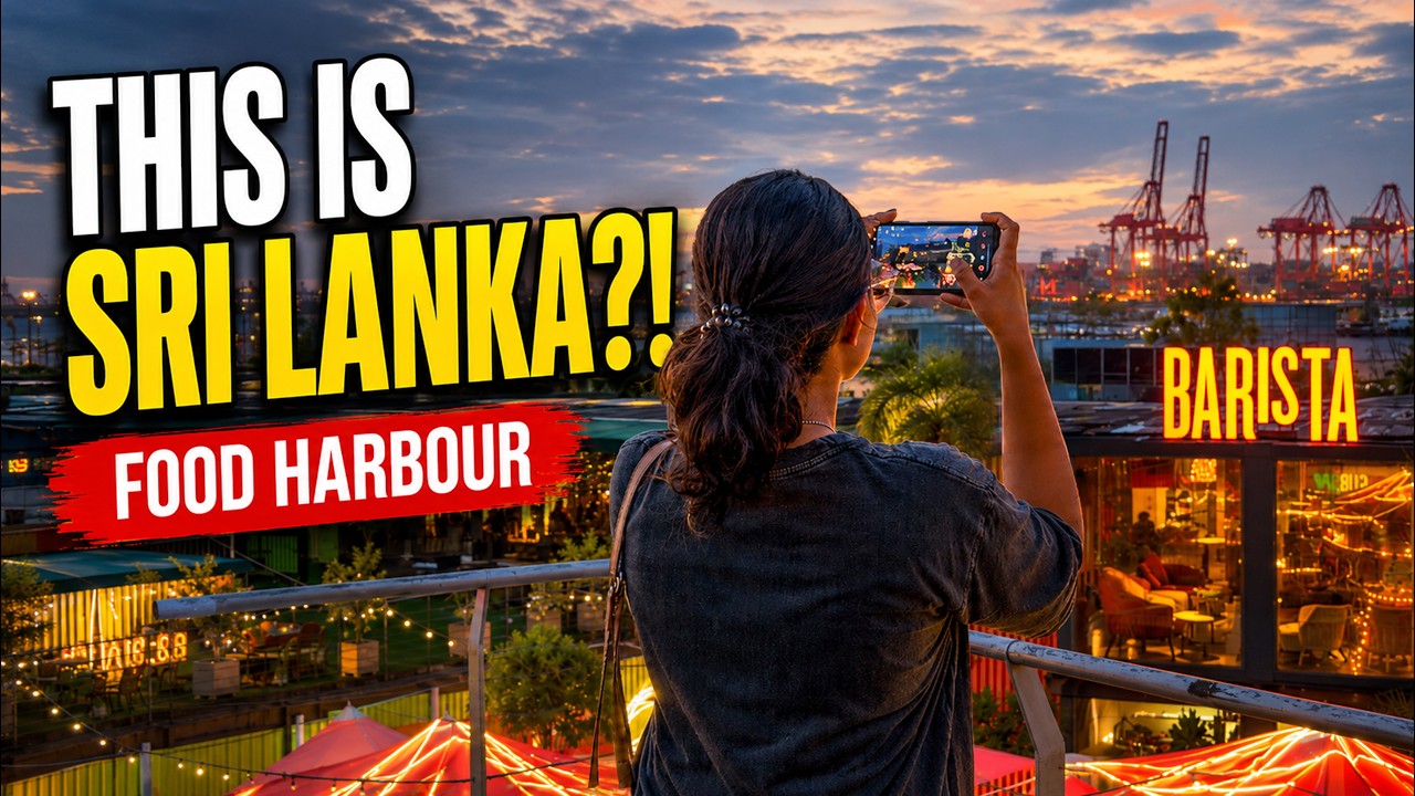This Doesn&rsquo;t Feel Like Sri Lanka 🇱🇰 Port City Food Harbour