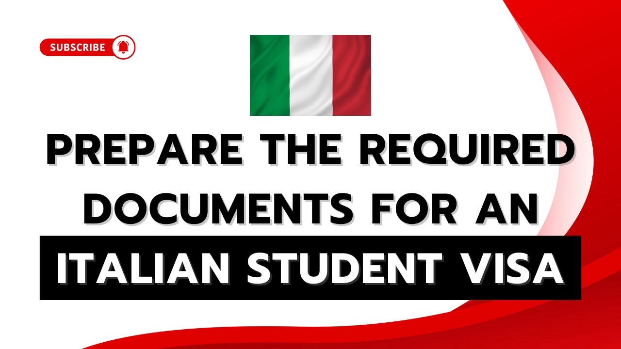 DOCUMENTS REQUIRED FOR ITALY STUDENT VISA | ITALY STUDY VISA DOCUMENTS  CHECKLIST 2025