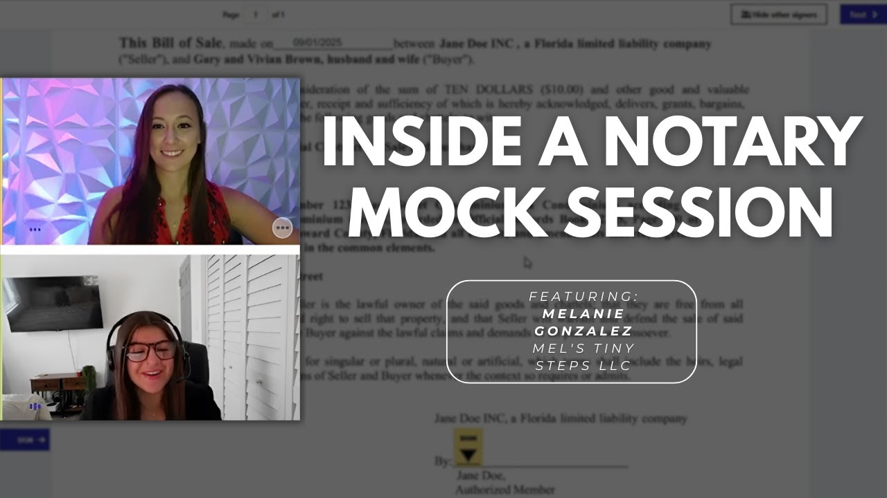 What a Real Remote Online Notary Session Looks Like