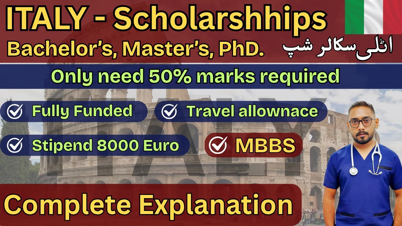 Italy Scholarship 2026 | Regional Scholarship 2026 | Complete Explanation | How to Apply