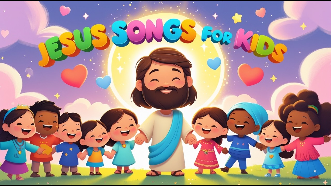 Bible Songs for Kids 🎵 Ages 3–6 | Happy Jesus Worship & Praise#biblesongs