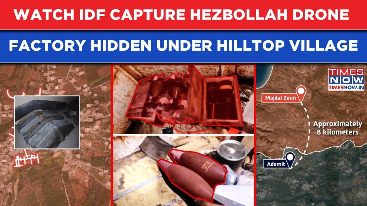 Watch IDF Capture Hezbollah Drone Factory & Launch Site Hidden Under Lebanon Hilltop In Fiery Blitz
