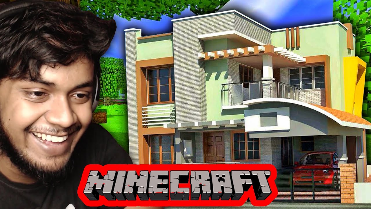 Minecraft tamil- HOW WE BUILD OUR HOUSE?😂- Part 1