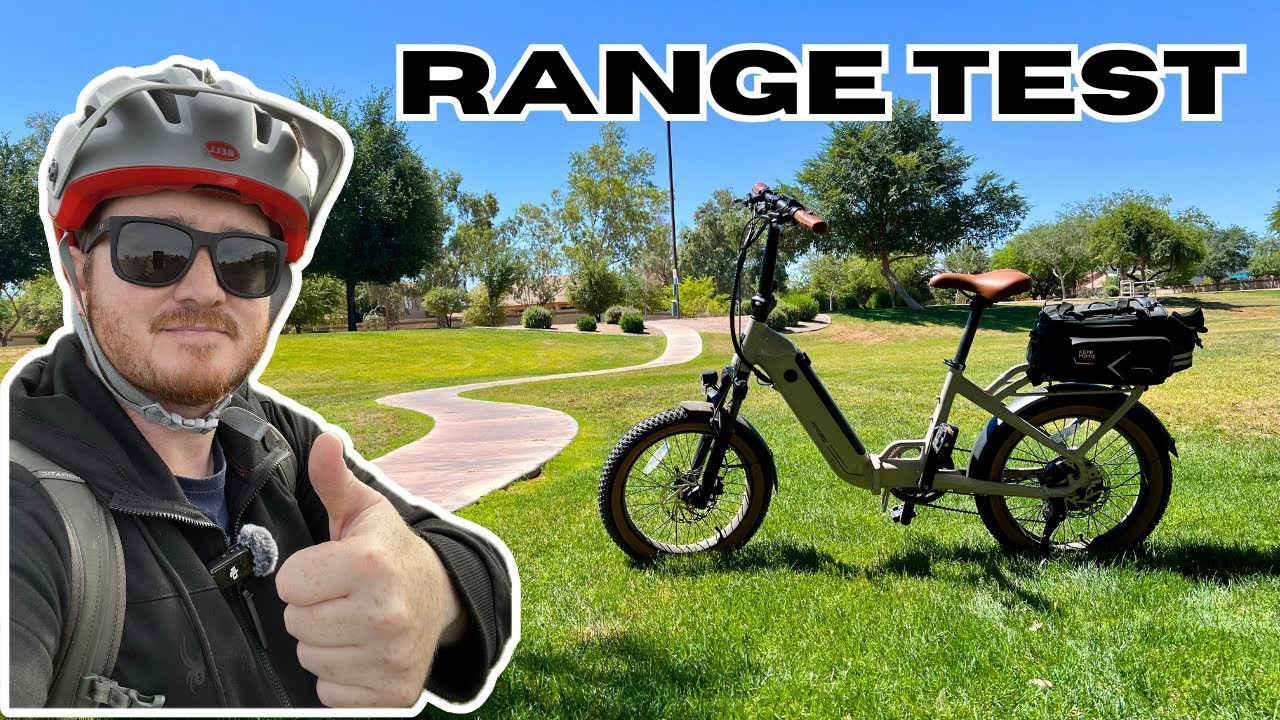 How FAR Will it Go? Ride1Up Portola Folding E-Bike RANGE TEST!