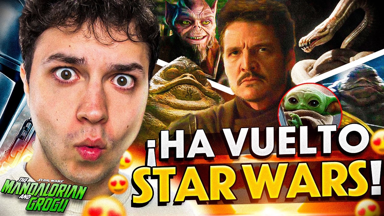 ¡VOLVIÓ el STAR WARS que TODOS CONOCEMOS! 😍 The MANDALORIAN and GROGU | REACCIÓN TRÁILER OFICIAL
