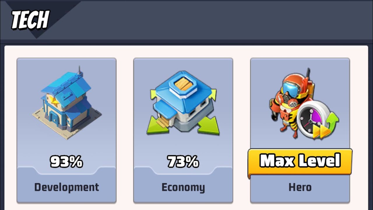 Last War- Tech to work on after getting Unit X(T10s)