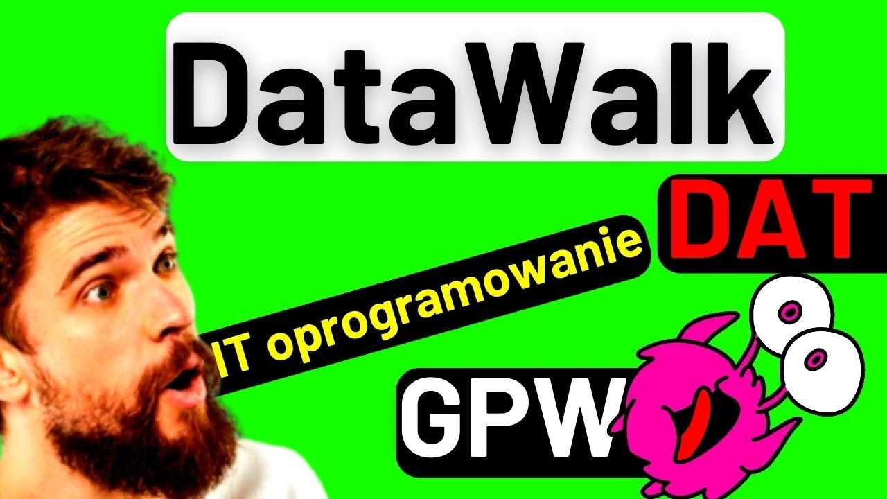 Mocno Zdołowana sp&oacute;łka z mWiG40! DataWalk z GPW 🔥