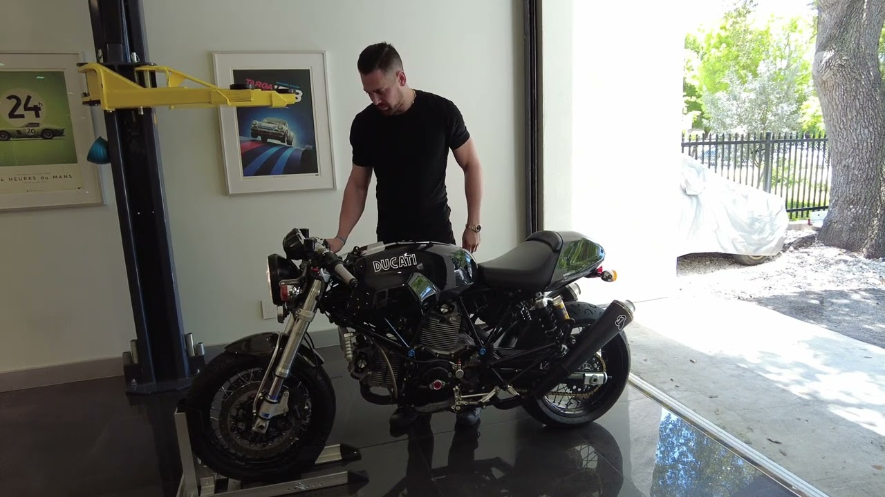 Ducati SportClassic 1000 with Termignoni Exhaust Cold Start + Rev