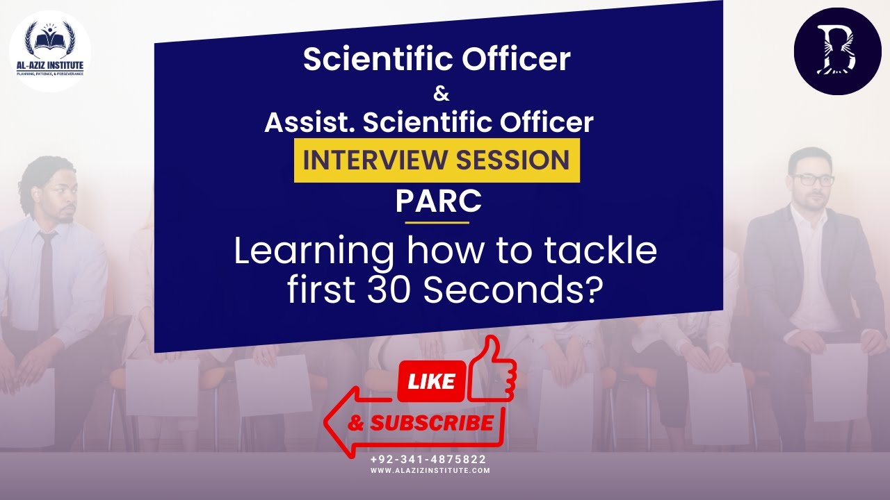 Interview Tips & Tricks for Scientific Officer & Assistant Scientific Officer PARC | NARC
