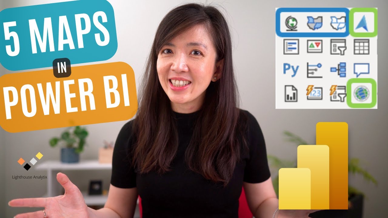 В чём разница между 5 визуализациями карт Power BI? Полное руководство для начинающих