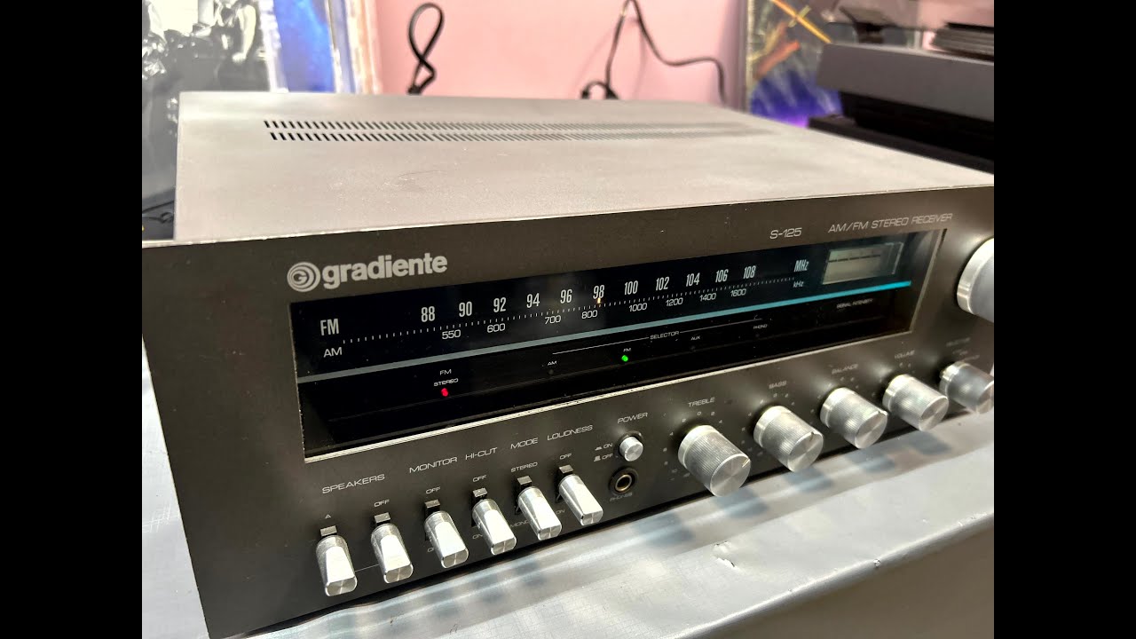 O Rei do Som - Receiver Gradiente S-125