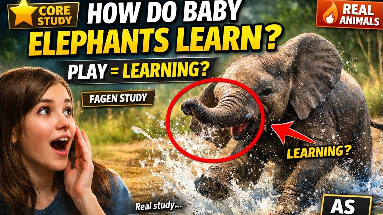 Fagen et al. (Elephant Learning): Learning Approach Cambridge AS Level 9990 Psychology