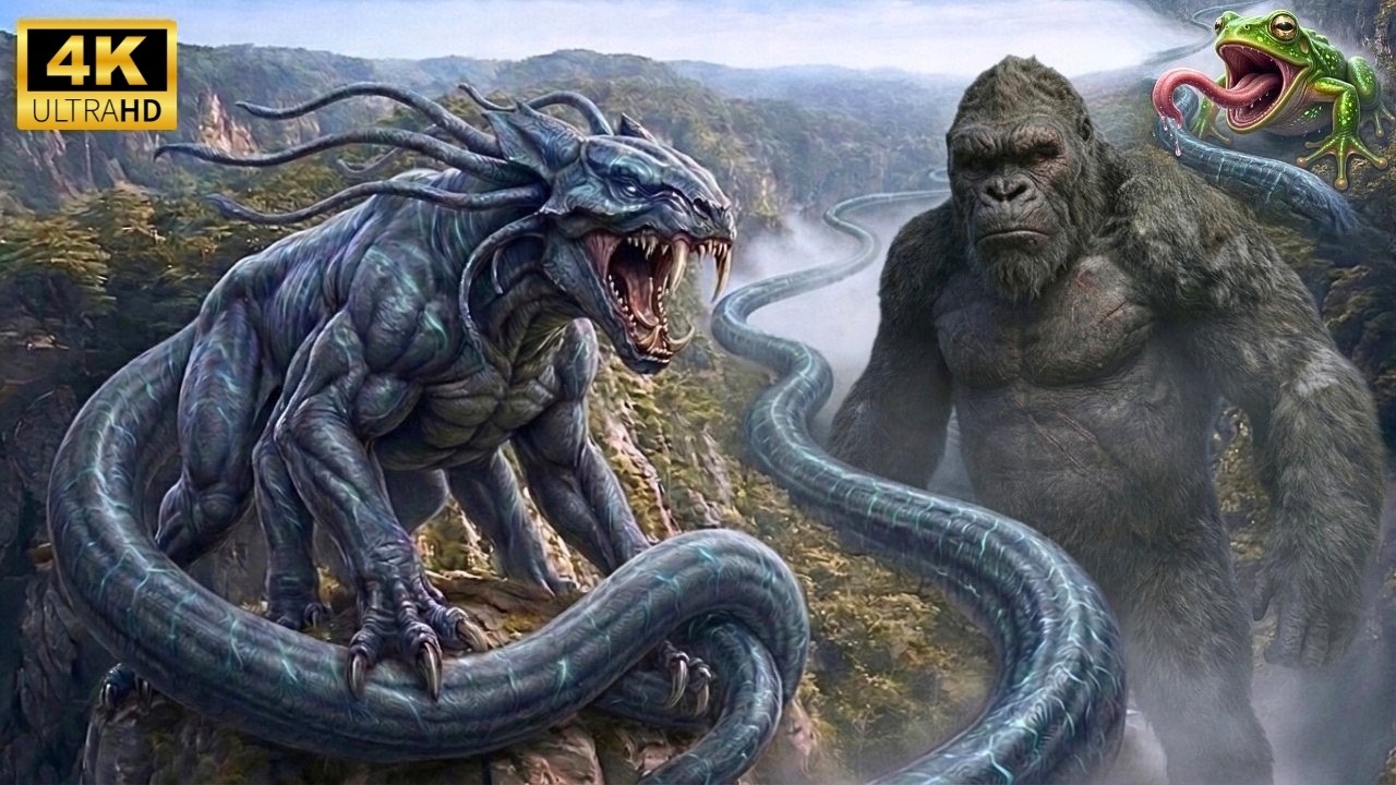 King Kong Vs Thanator | Invasion of the Burning Forest, A Long Battle!