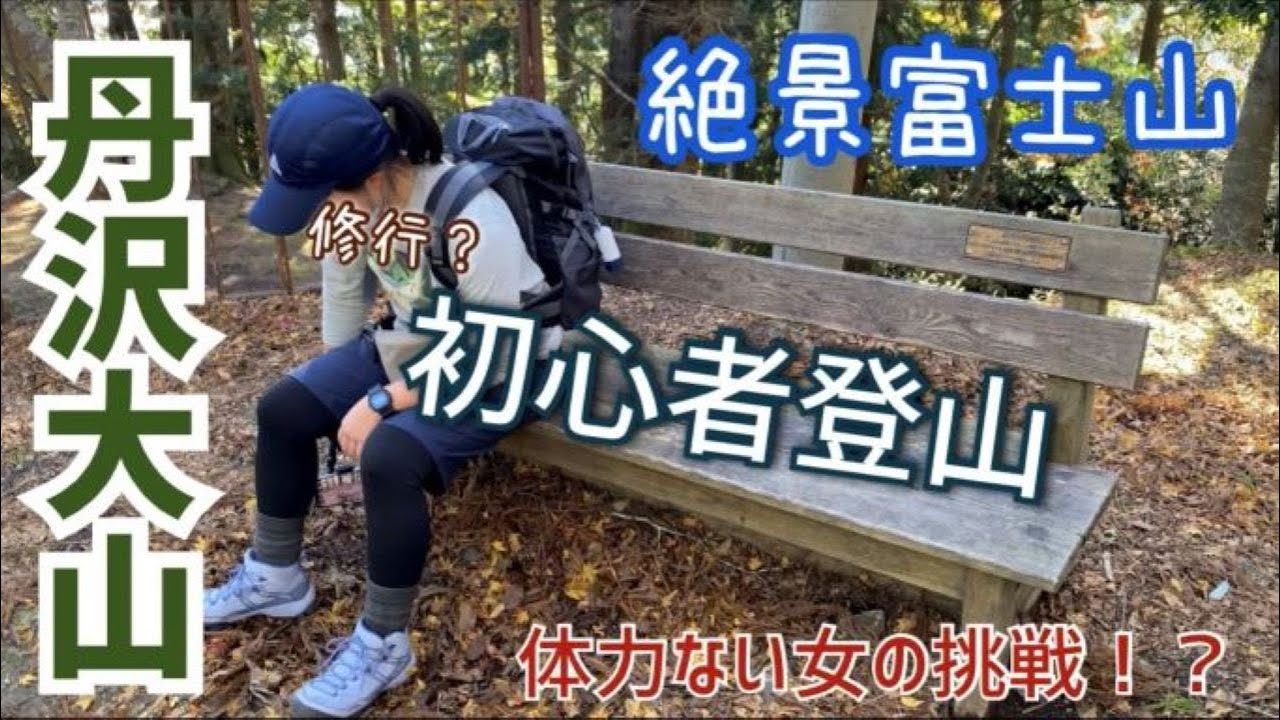 【初心者登山】丹沢大山を登ってみた。