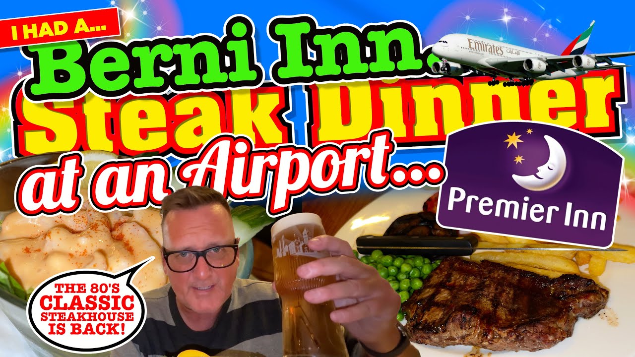 I had a BERNI INN Prawn Cocktail and Steak Dinner at Premier Inn!