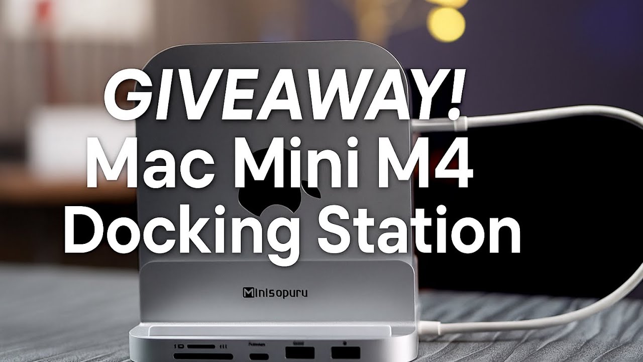 Best Mac Mini M4 Docking Station with Storage + Giveaway Alert. 
