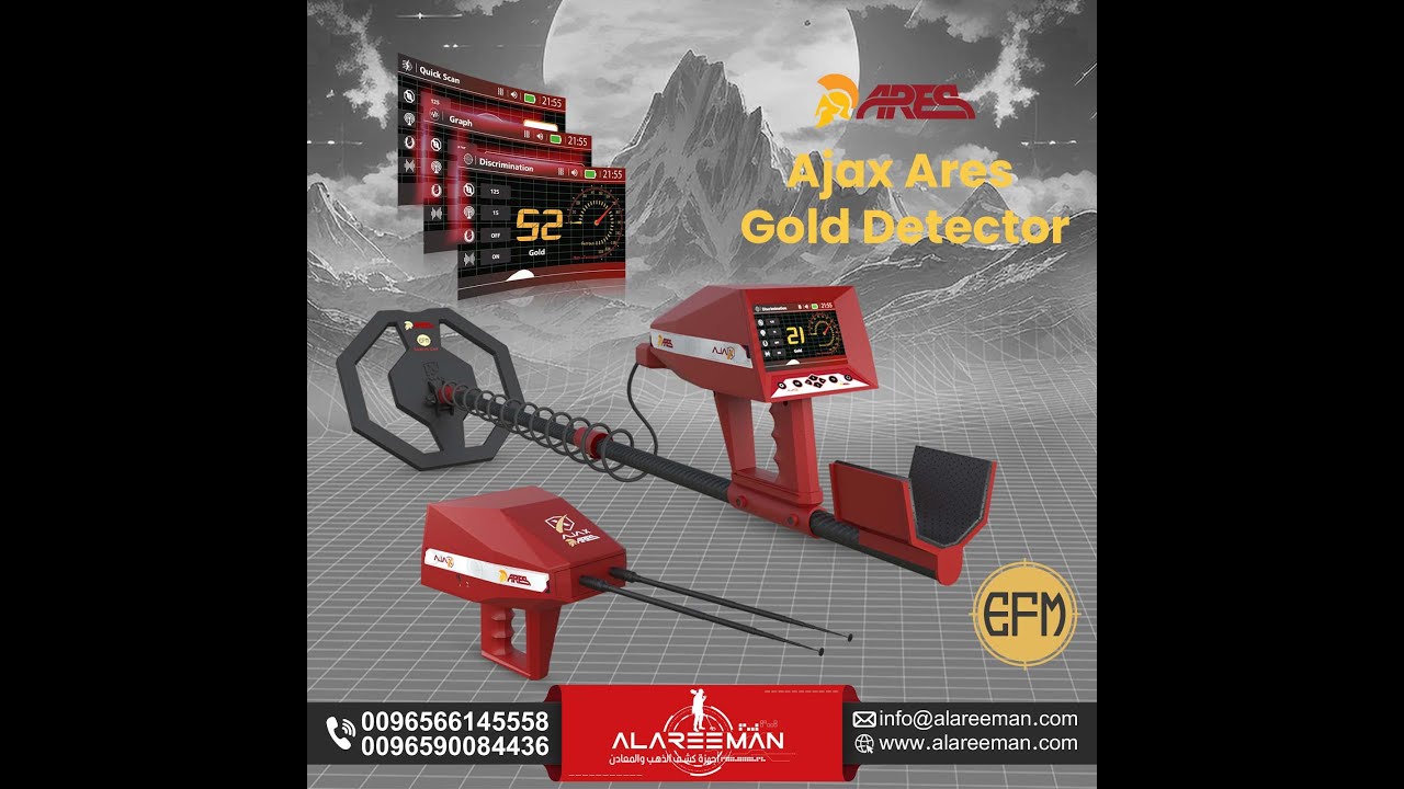 Ajax Ares Gold Detector 2023