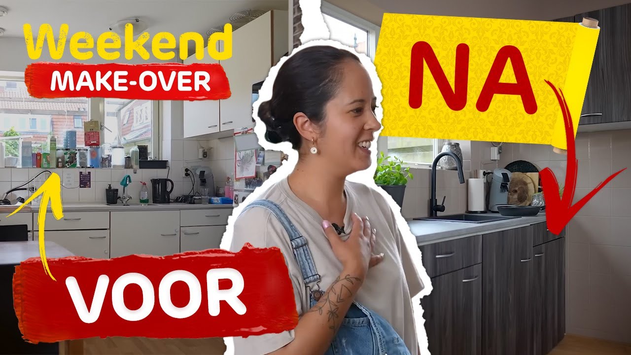 STIJLVOLLE DIY KEUKEN MAKE-OVER IN 1 WEEKEND!