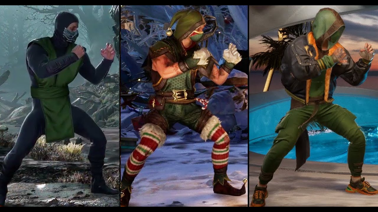 All REPTILE Skins Costumes Ranked Mortal Kombat 1 Ranking MK1