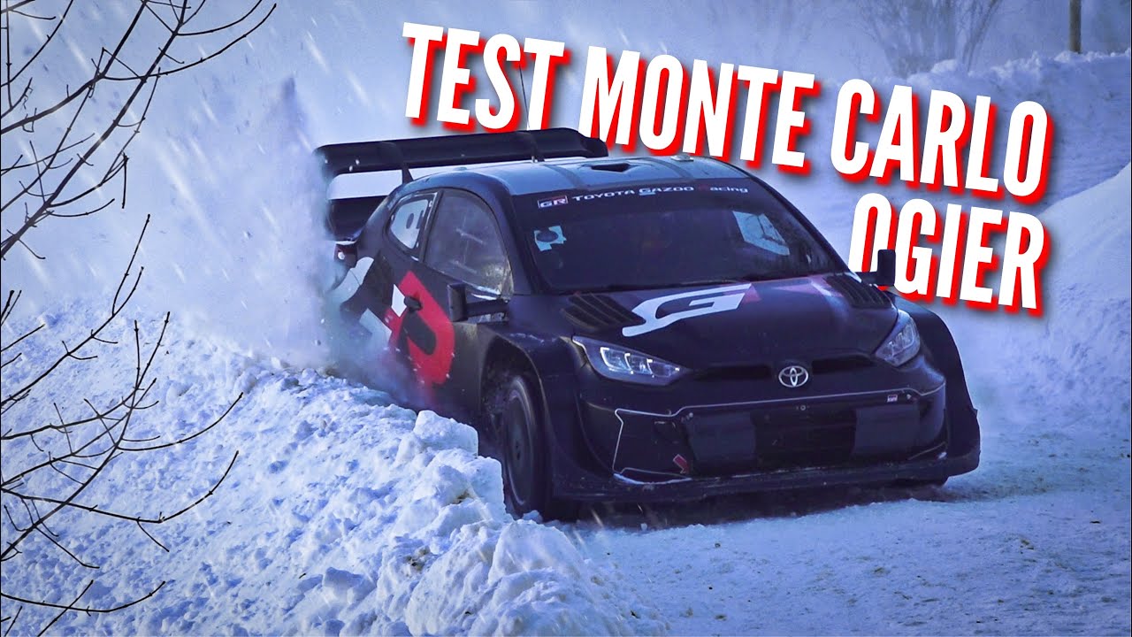 Sébastien Ogier - Test WRC Monte Carlo 2026 - Toyota Yaris Rally1
